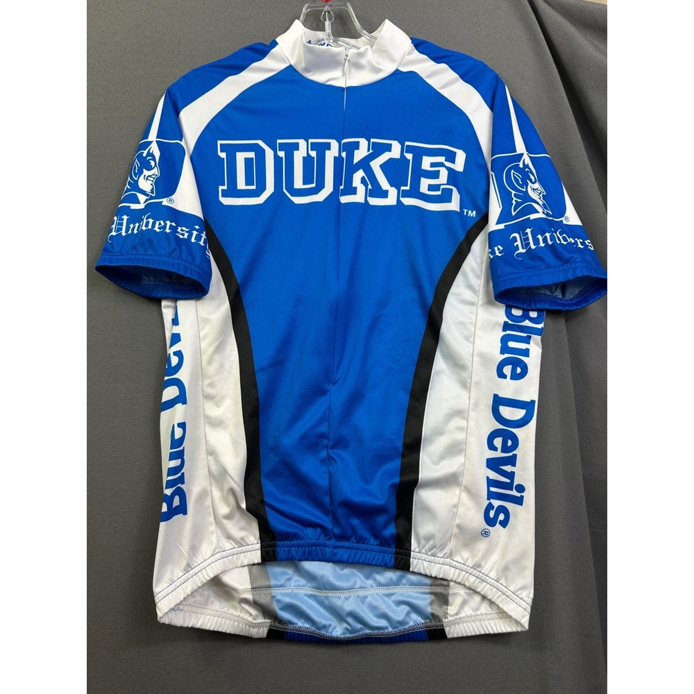 Adrenaline Promotions Duke University Blue Devils Cycling Jersey Men Medium Blue